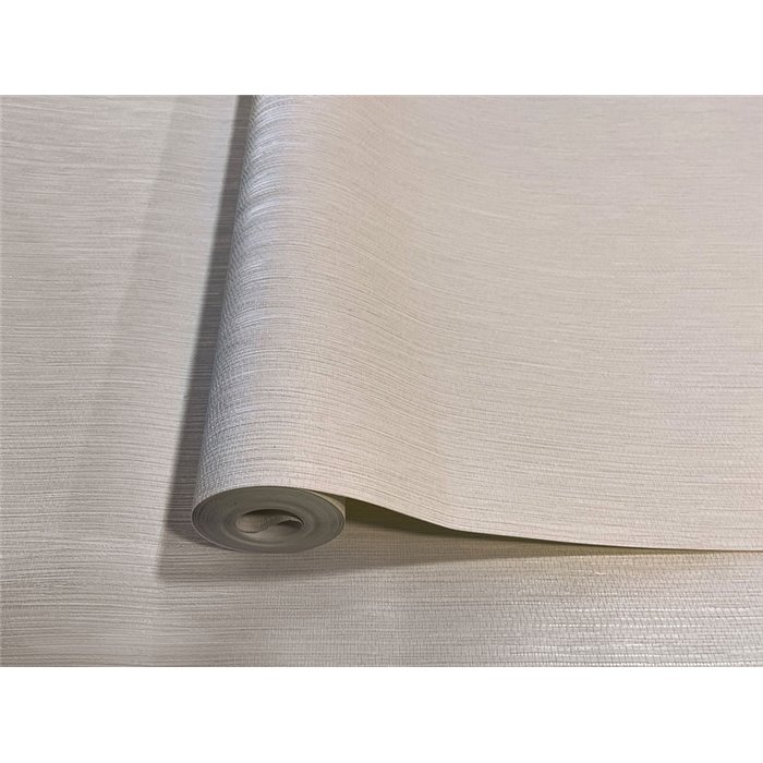 Vinyltapete Perlweiß Bastoptik · Hera Eternity 212-4