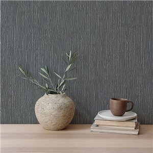 Papel pintado vinílico azul textura de rafia fina 2