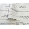 Grey ikat stripes style wallpaper · Hera Eternity 213-2