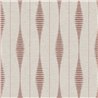 Ikat-Tapete mit Streifenmuster in Terrakotta