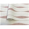 Terracotta color striped pattern ikat wallpaper · Hera Eternity 213-3