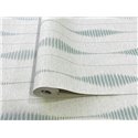Blue-green striped design ikat wallpaper · Hera Eternity 213-4