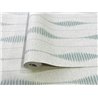 Blaugrüne Tapete im Ikat-Streifendesign · Hera Eternity 213-4