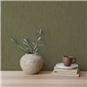 Papel pintado vinílico de rafia efecto verde oliva y dorado · Hera Eternity 212-15