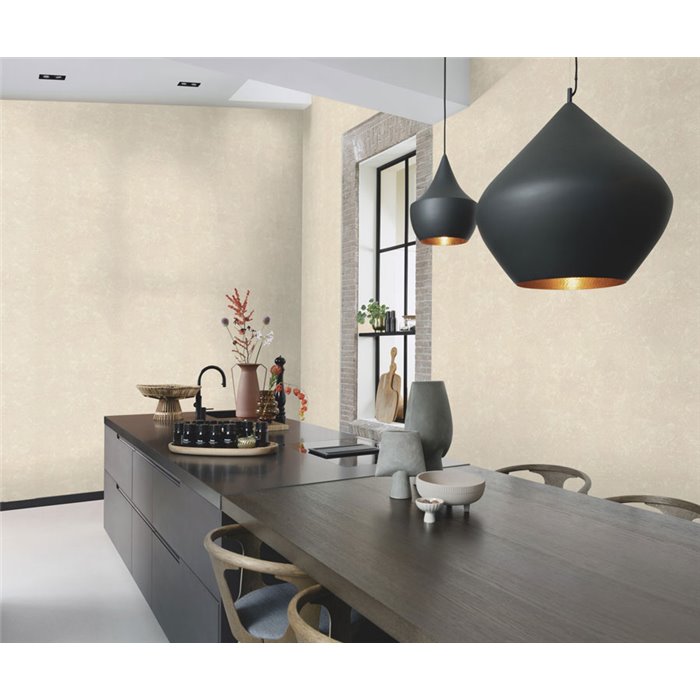 Stucco Effect Sand Beige Wallpaper · Rasch Factory V 315110