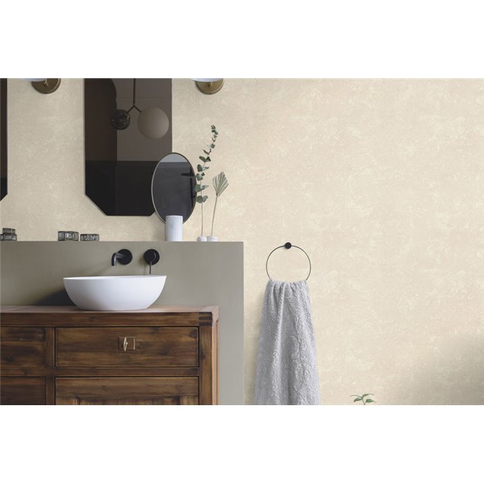 Tapete Stuckeffekt sandbeige · Rasch Factory V 315110