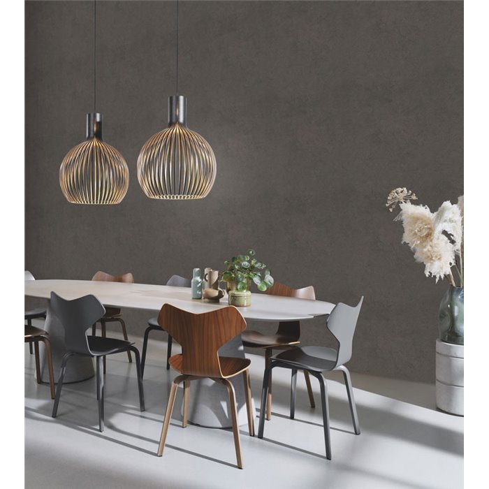 Dark Taupe Grey Stucco Effect Wallpaper · Rasch Factory V 315189