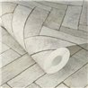 Papier peint effet pierre chevrons gris clair · Rasch Factory V 499124