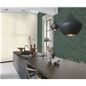 Papier peint chevrons brique vert · Rasch Factory V 499155