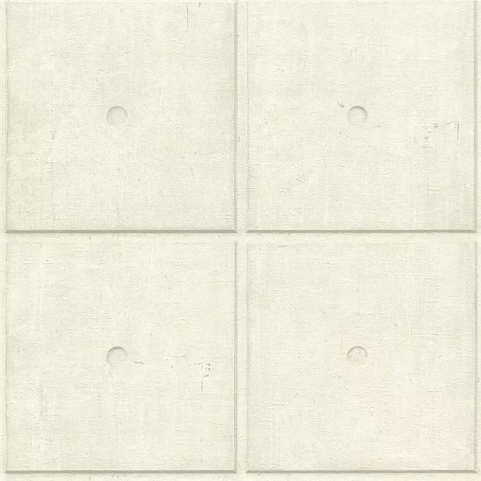 Papier peint effet béton panneaux blanc clair · Rasch Factory V 499414