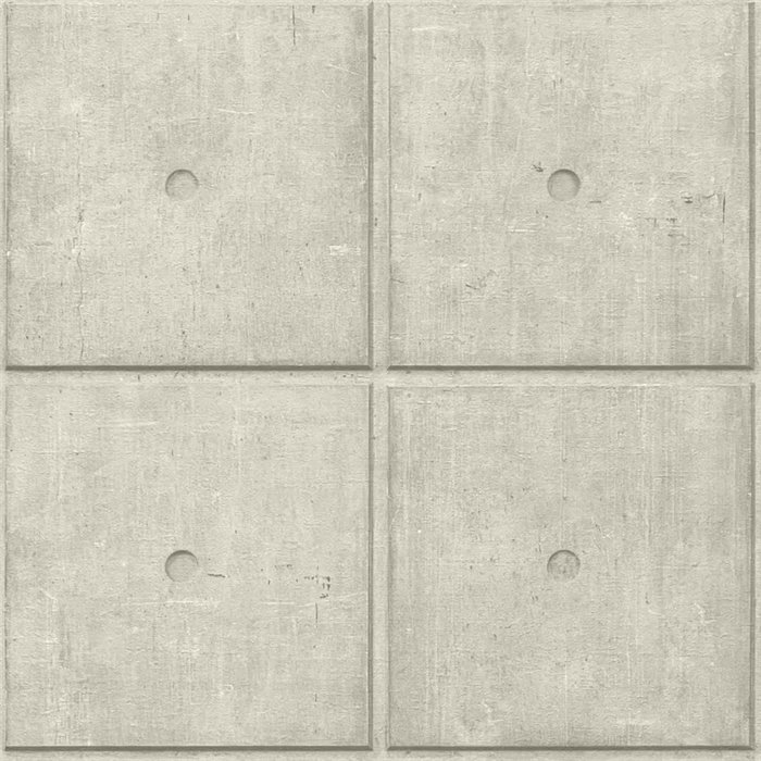 Papier peint effet panneaux de béton beige · Rasch Factory V 499421