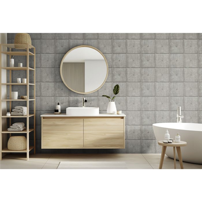 Concrete Effect Grey Wallpaper · Rasch Factory V 499438