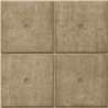 Brown Concrete Panel Effect Wallpaper
