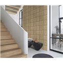 Braune Betonplatten-Optik Tapete · Rasch Factory V 499445