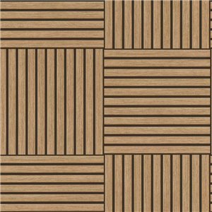 Geometric Wood Slat Wallpaper