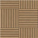 Papel pintado de listones de madera geométricos · Rasch Factory VI 417173