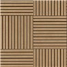 Tapete mit geometrischen Holzlatten