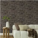 Papel pintado bloques 3d gris oscuro · Rasch Factory VI 497137