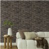 Papier peint blocs 3d gris foncé · Rasch Factory VI 497137