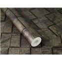 Papel pintado bloques 3d gris oscuro · Rasch Factory VI 497137