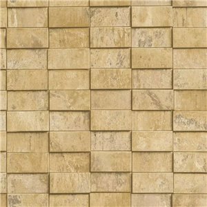 Tapete Steinblöcke Beige