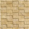 Papel pintado bloques de piedra beige