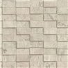 Papier peint design blocs 3D beige