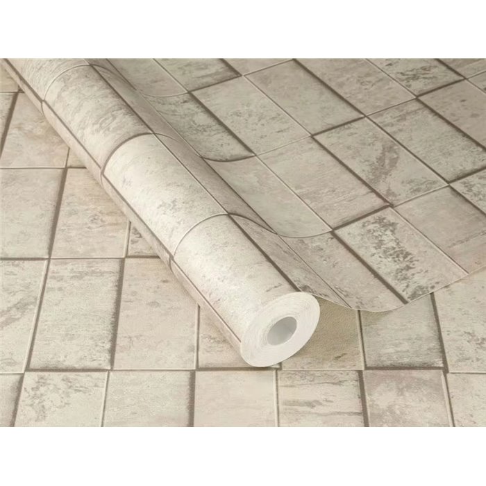 3D Block Design Wallpaper Beige · Rasch Factory VI 497151