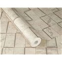 Papel pintado diseño bloques 3D beige · Rasch Factory VI 497151