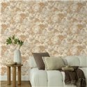 Papel pintado aspecto mineral beige y gris · Rasch Factory VI 497236