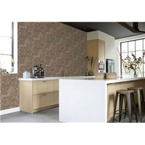 Stucco Effect Wallpaper Brown And Green 2