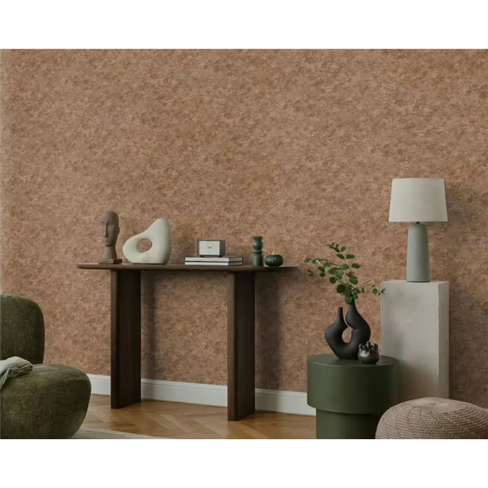 Wallpaper Cracked Plaster Brown · Rasch Factory VI 497540