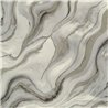 Papel pintado diseño ágata gris con brillo