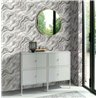 Papel pintado diseño ágata gris con brillo · Rasch Factory VI 497625