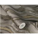 Marmor Wellen Gold Grau Tapete · Rasch Factory VI 497656