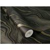 Papel pintado mármol líquido gris oscuro brillo dorado · Rasch Factory VI 497663