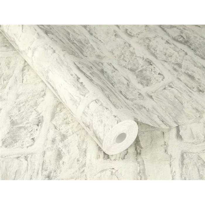 Papel pintado ladrillo blanquecino · Rasch Factory VI 498318