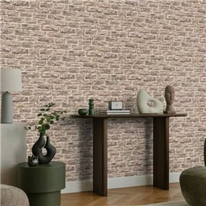 Tapete rustikaler Ziegelstein Beige 2
