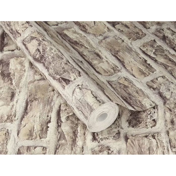 Rustic Brick Wallpaper Beige · Rasch Factory VI 498325
