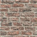 Papier peint brique vieillie marron · Rasch Factory VI 498332