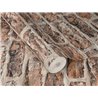Papier peint brique vieillie marron · Rasch Factory VI 498332