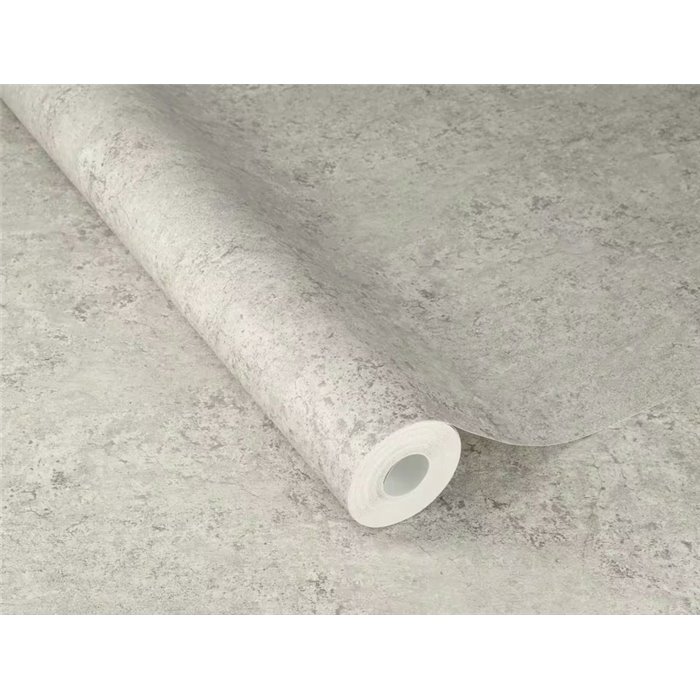 Papel pintado diseño estuco gris claro · Rasch Factory VI 498455