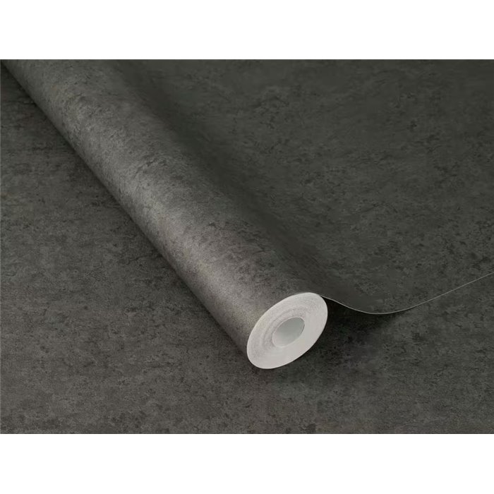 Papel pintado aspecto hormigón gris oscuro · Rasch Factory VI 498462