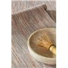 Papier peint japandi effet fibres naturelles multicolore · Rasch Noble Zen 435177