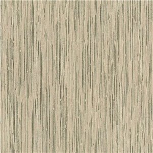 Zeitlose Tapete Imitation Naturfasern Beige Mit Grünen Fäden