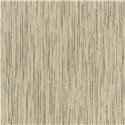 Papel pintado atemporal imitación fibras naturales beige con hilos verdes · Rasch Noble Zen 435184