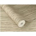 Zeitlose Tapete Imitation Naturfasern Beige Mit Grünen Fäden · Rasch Noble Zen 435184