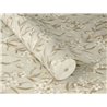 Papier peint romantique à fleurs gris verdâtre clair · Rasch Noble Zen 435245