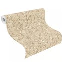 Papier peint japandi de branches et fleurs beige · Rasch Noble Zen 435252