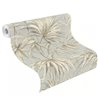 Papel pintado tropical de hojas de palma en gris · Rasch Noble Zen 435368